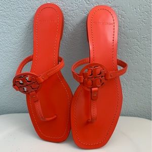 Tory Burch Mini Miller Leather Thong Sandal